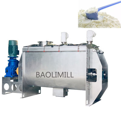 kopen Stainless Steel 3000L Capacity Horizontal Ribbon Mixer with 220-660V Voltage and 22kW Power for Food and Chemical Powder Mixing online manufacture