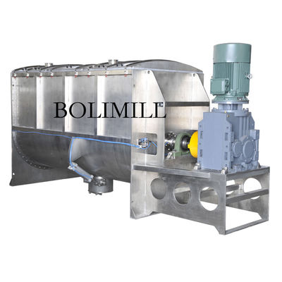 kopen 3000L Capacity Stainless Steel Ribbon Mixer with 220-660V Voltage and 22kW Power for Industrial Powder Blending online manufacture