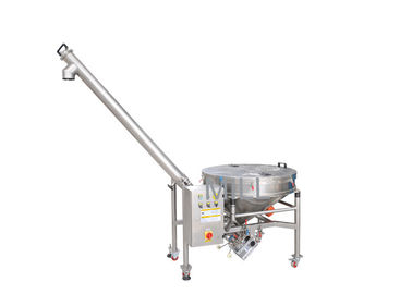 Food Spiral Hopper Powder Screw Conveyor , Vacuum Conveyor Systems Stable