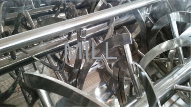 100-1000 Kg/H Powder Mixing Machine Paddle Ribbon Horizontal Blender Mixer