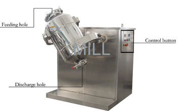 High Mixing Uniformity Industrial Flour Mixing Machine Particle Wrapped Powder 3d Mixer