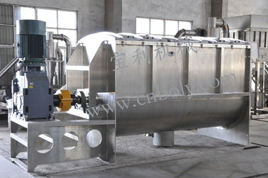 Double Helical Ribbon Horizontal Food Powder Spice Paddle Mixer