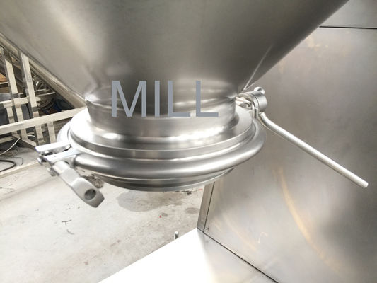 Pharmaceutical Square Cone 100L 12RPM Horizontal Ribbon Blender
