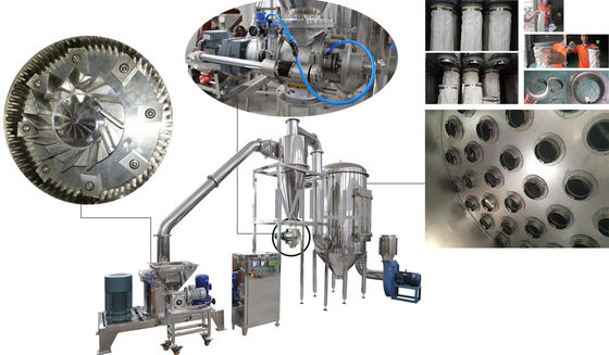 Superfine Moringa Leaf 100Kg/H Fine Powder Grinding Machine