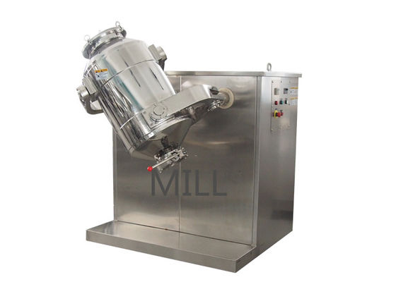 660v Rotating Drum 3d Powder Mixer For Dyestuff