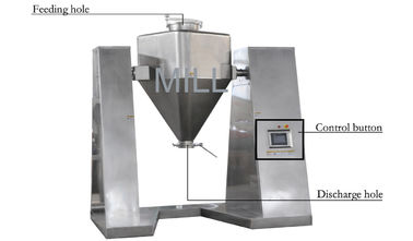 Het Lint van de roestvrij staal Vierkante Kegel het Mengen zich Machine, Industriële Hoge snelheidsmixer