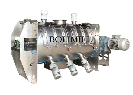 Tapioca Gewijzigde Horizontale de Ploegmixer van het Zetmeelpoeder 3000L